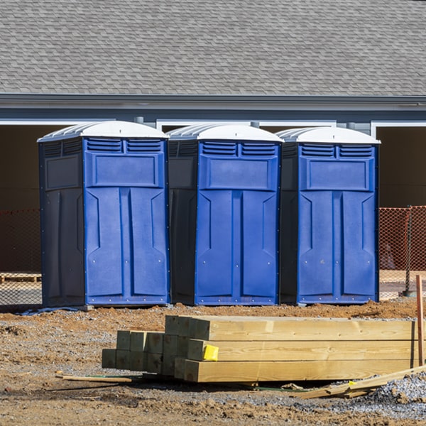 how can i report damages or issues with the portable toilets during my rental period in Stanford California